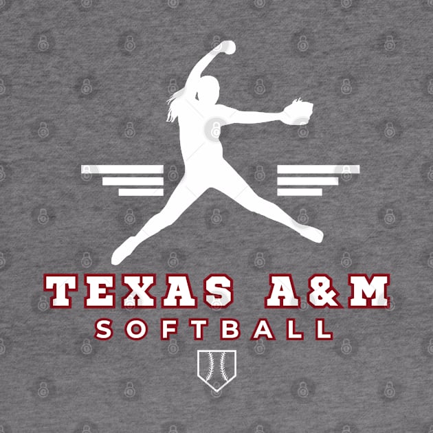 Texas A&M Aggies Softball by College Town Apparel